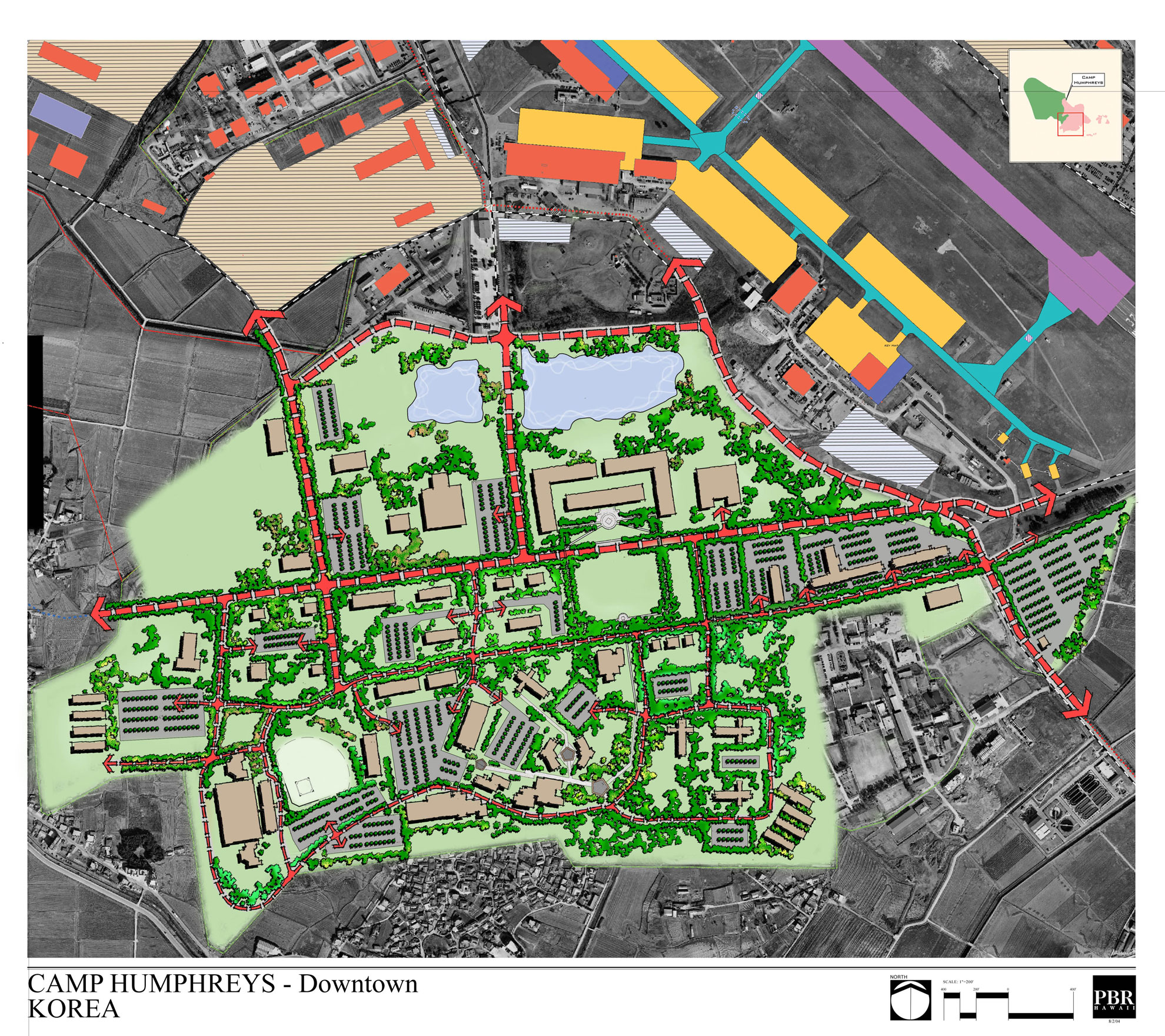 Camp Humphreys Building Numbers Map 